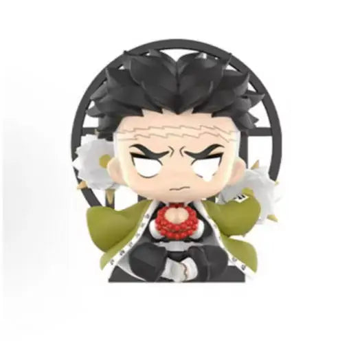 HOT Demon Slayer Anime Figure Set Q Version PVC Collectible Model Toy for Kids Adults Anime Fans Gift
