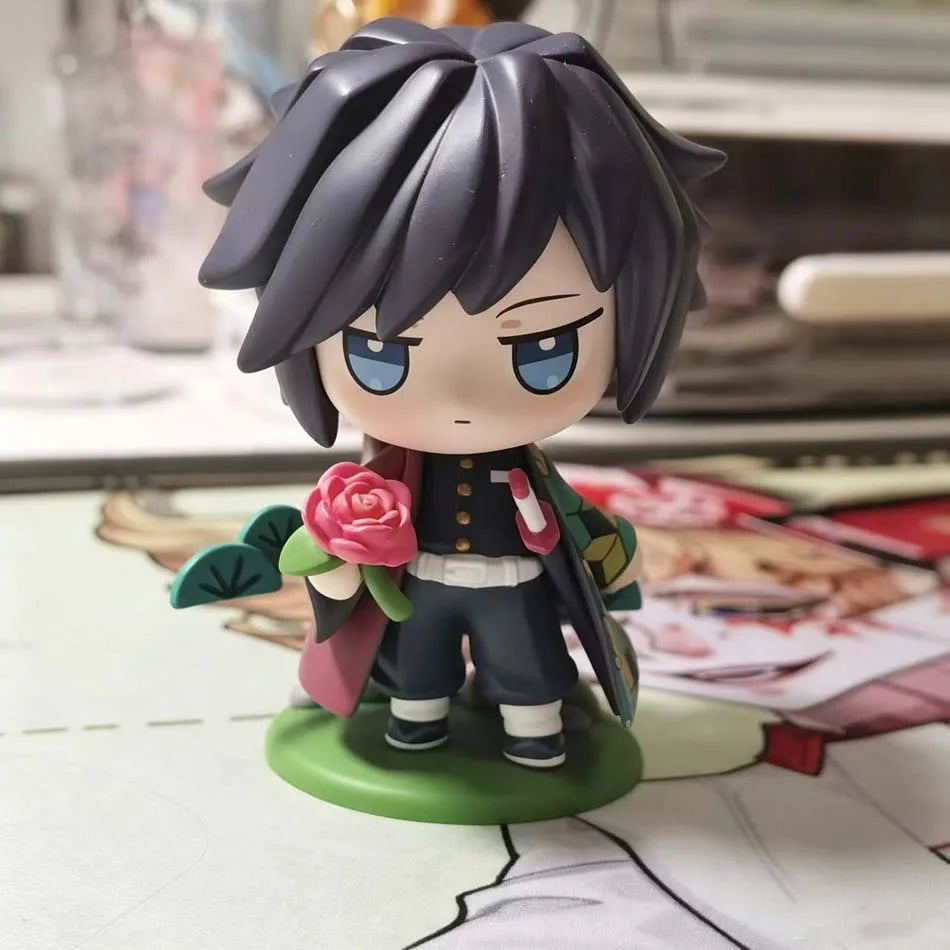 HOT Demon Slayer Anime Figure Set Q Version PVC Collectible Model Toy for Kids Adults Anime Fans Gift