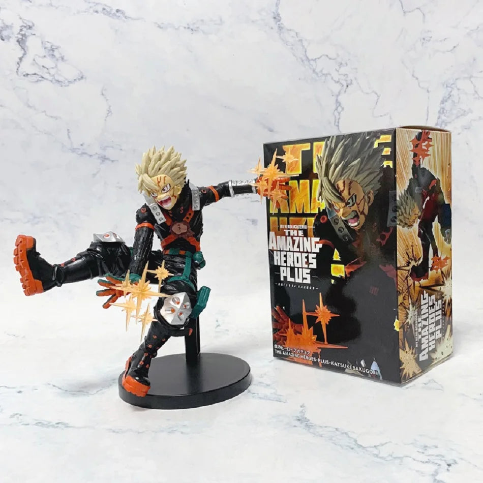 20cm Boku no Hero Academia Anime Figures Toga Himiko Bakugou Katsuki Action Figure My Hero Academia Model PVC Statue  Toys Gifts